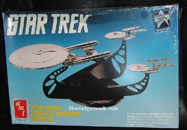 Star Trek 3-Piece U.S.S. Enterprise Chrome Set [Special Edition